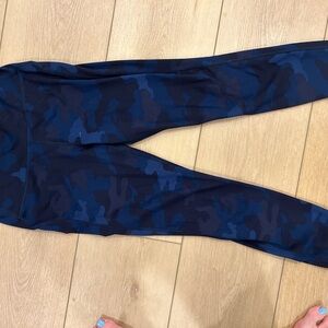 All in Motion Navy and Black Camouflage Leggings